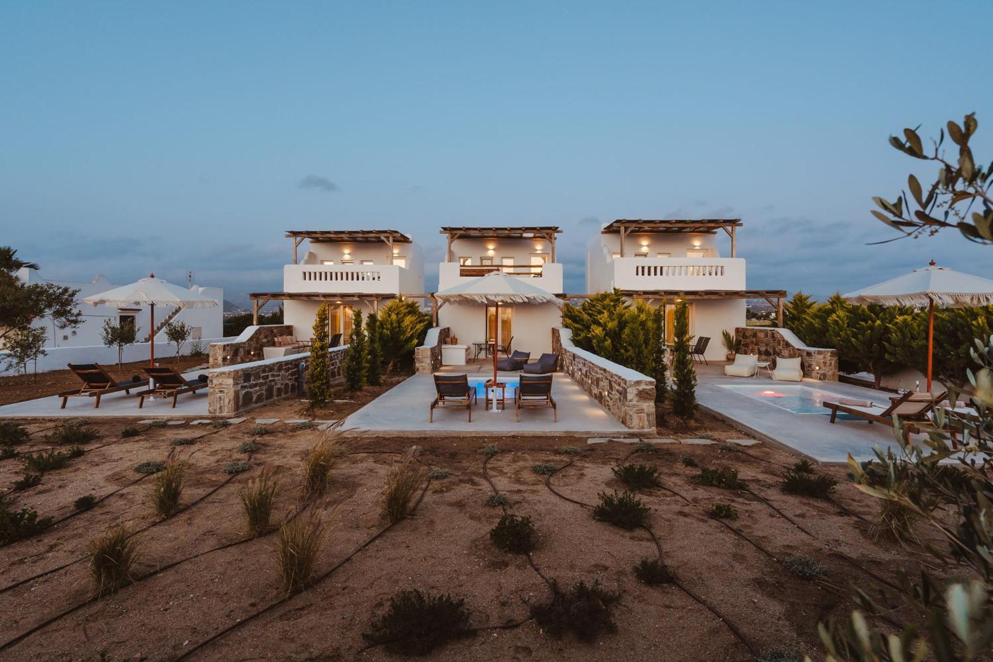 Santo Concept Luxury Villas Agia Anna  Buitenkant foto